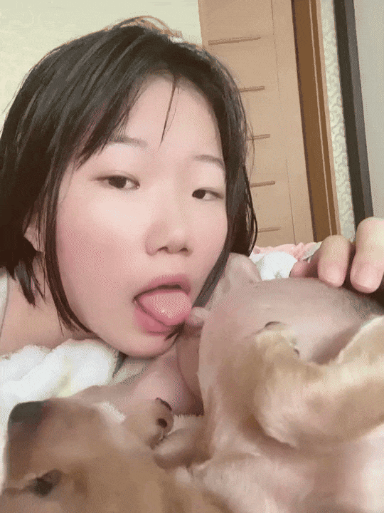 개고추빠는 노예녀