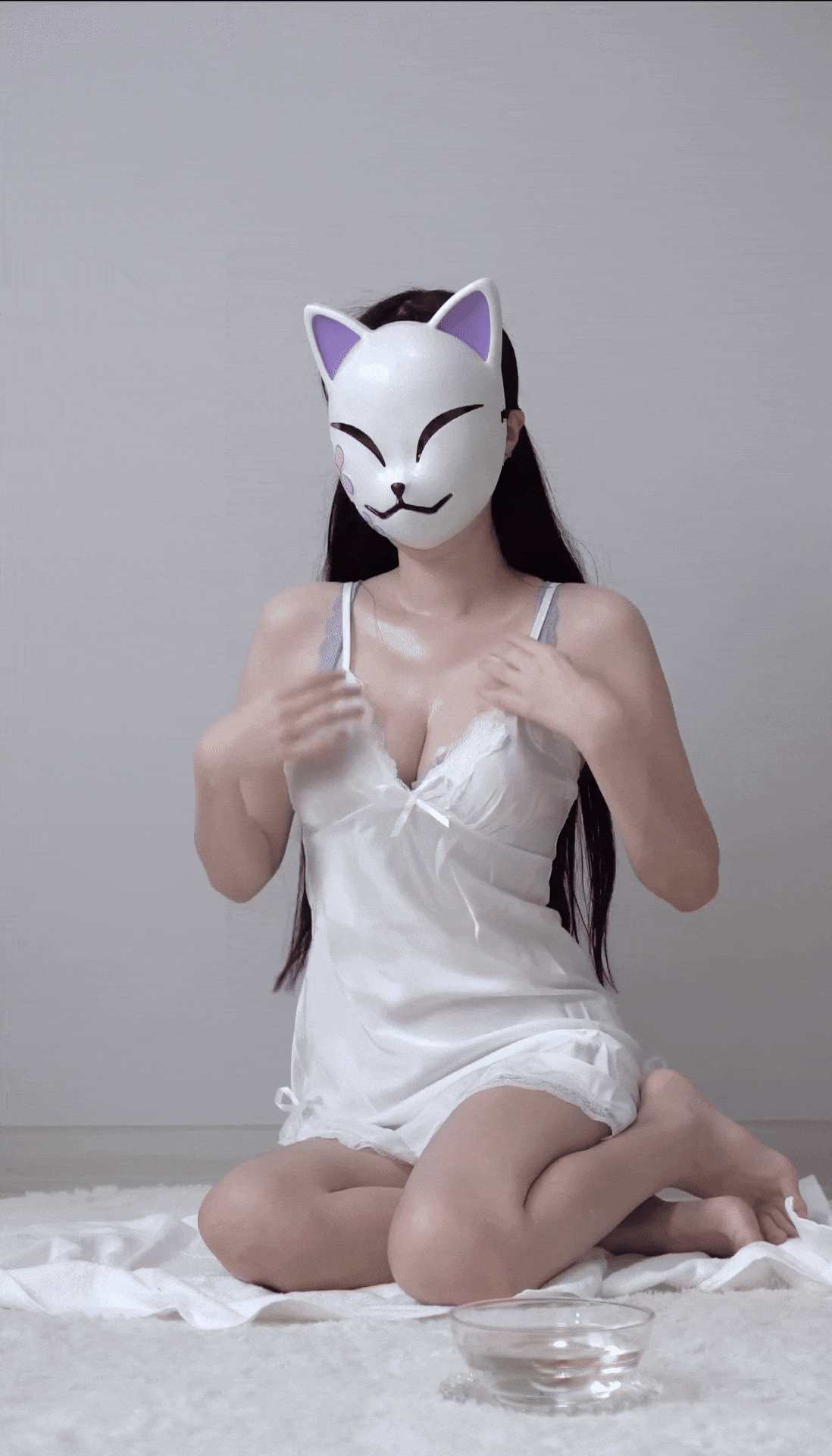 팬트리 화이트란제리 마사지